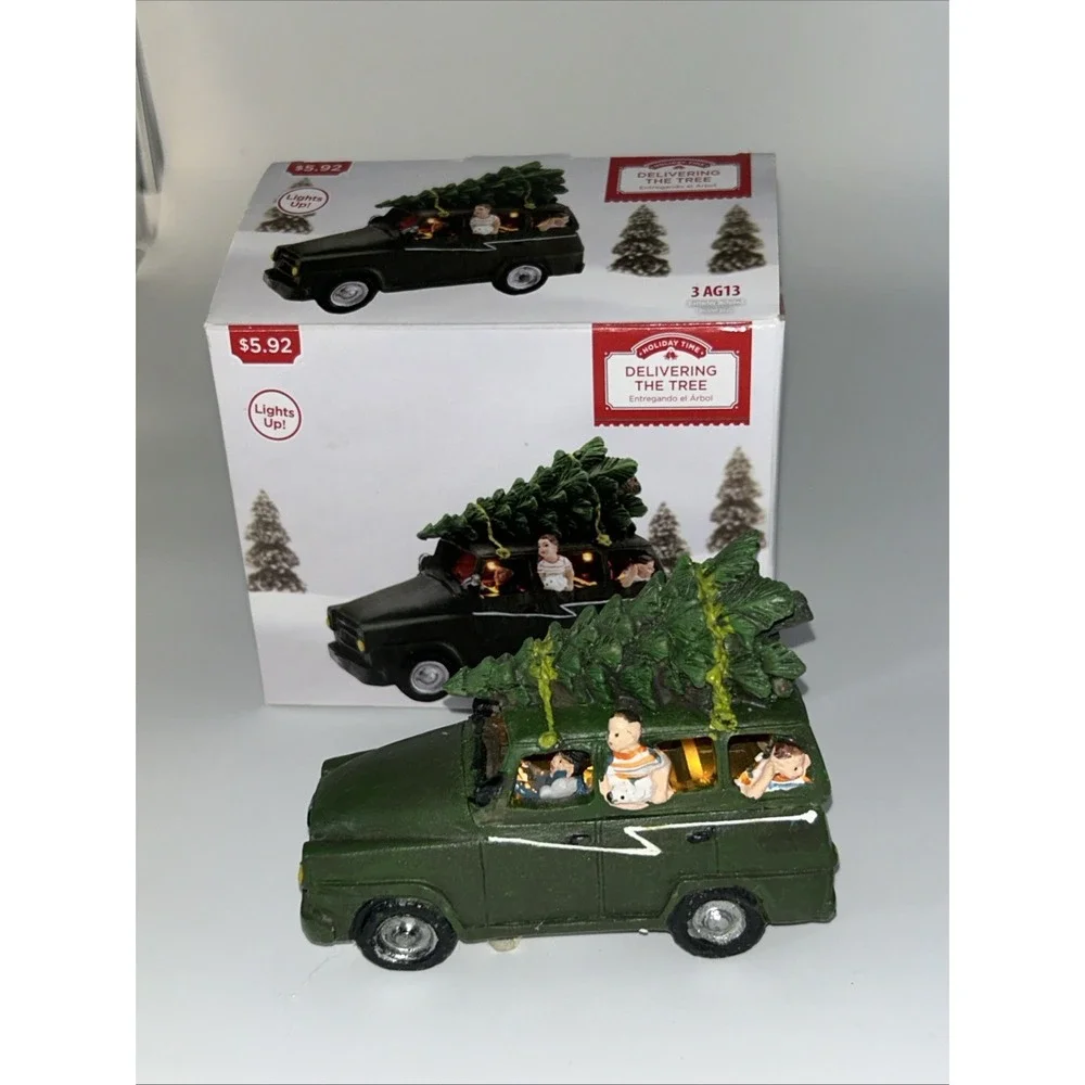 Holiday Time Delivering The Tree 3AG13 Boxed Lights Up Tested And Working